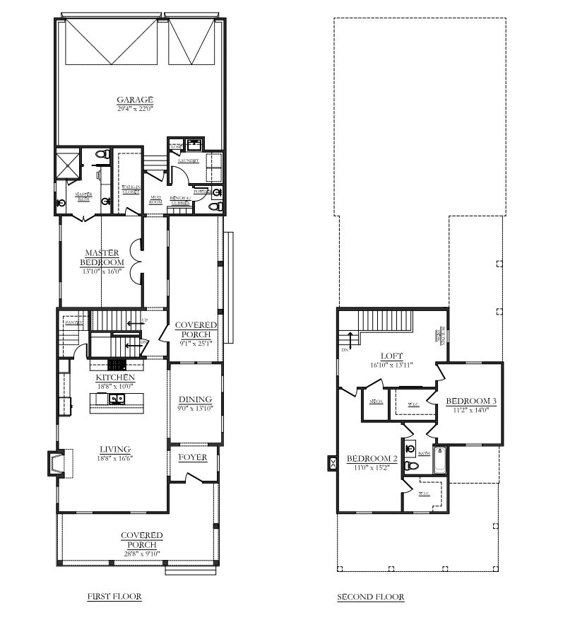 Piedmont 2 Floor Plans